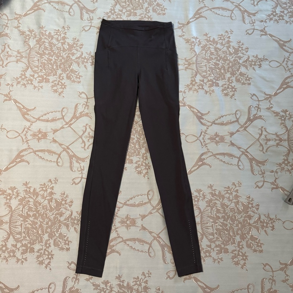 Lululemon Swift Speed High Rise Athletic Tight Black Women Size 4 Tall
